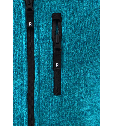 Reima flisinis megztinis Micoua. Spalva žalsvai mėlyna
